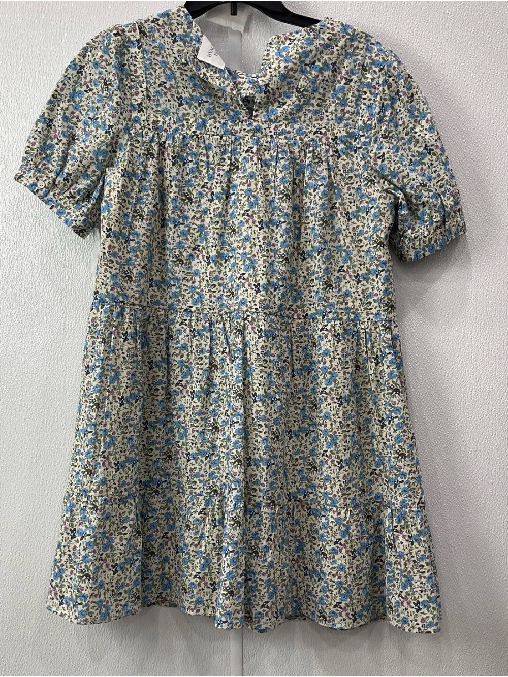 Tuckernuck Hyacinth House Quinn Dress Blue Floral Tiered NWT Coastal Preppy - Picture 6 of 8